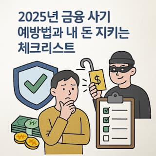 2025년 금융 사기 예방법과 내 돈 지키는 체크리스트 썸네일 이미지