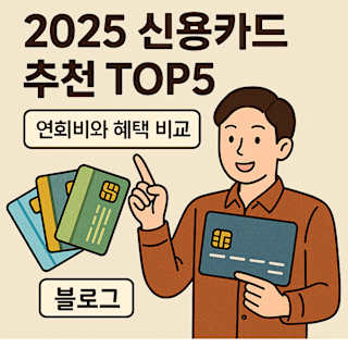 2025 신용카드 추천 TOP5 썸네일 이미지