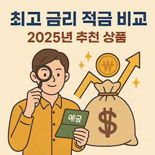 최고 금리 적금 비교와 2025년 추천 상품 썸네일 이미지