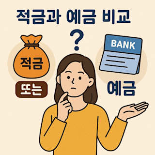 적금 vs 예금, 내게 맞는 금융상품은? 썸네일 이미지