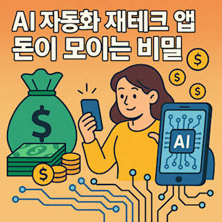AI 자동화 재테크 앱 썸네일 이미지