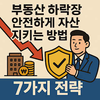 부동산 하락장 안전하게 자산 지키는 방법 7가지 전략 썸네일 이미지