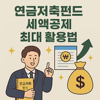 연금저축펀드 세액공제 최대 활용법 썸네일 이미지