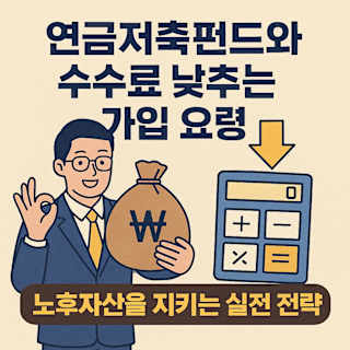 연금저축펀드 수수료 낮추는 가입 요령 썸네일