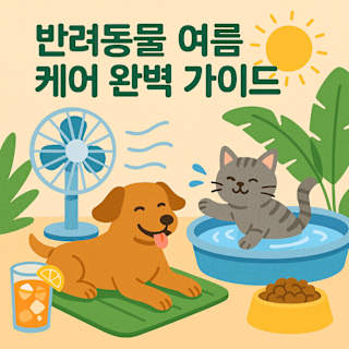 반려동물 여름 케어 완벽 가이드 썸네일 이미지