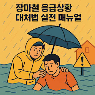 장마철 응급상황 대처법 실전 매뉴얼 썸네일 이미지