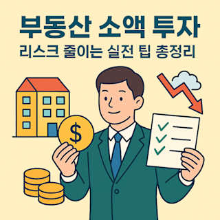 부동산 소액 투자 리스크 줄이는 팁 썸네일 이미지