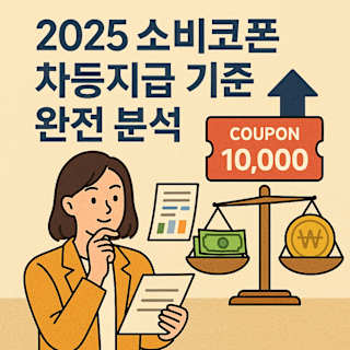 Thumbnail image for 2025 소비코폰 차등지급 기준 완전 분석