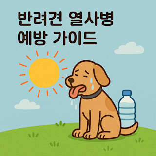 반려견 열사병 예방 가이드 썸네일 이미지