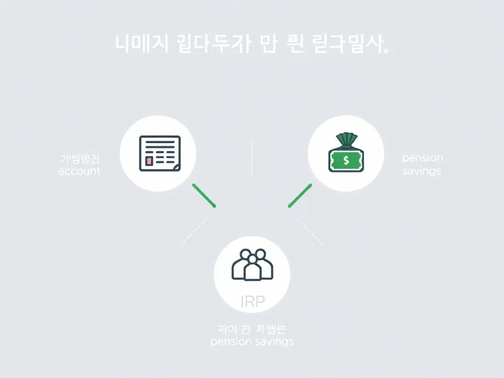 ISA 계좌 비교 삼각형 다이어그램