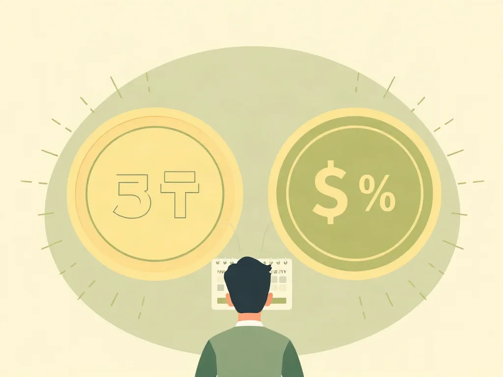 배당 비교하는 사람과 차트